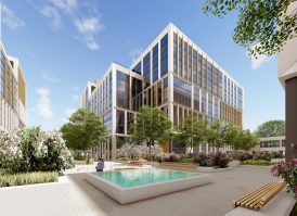 Arena Business Campus Budapest with courtyard Arena Business Campus Budapest with courtyard